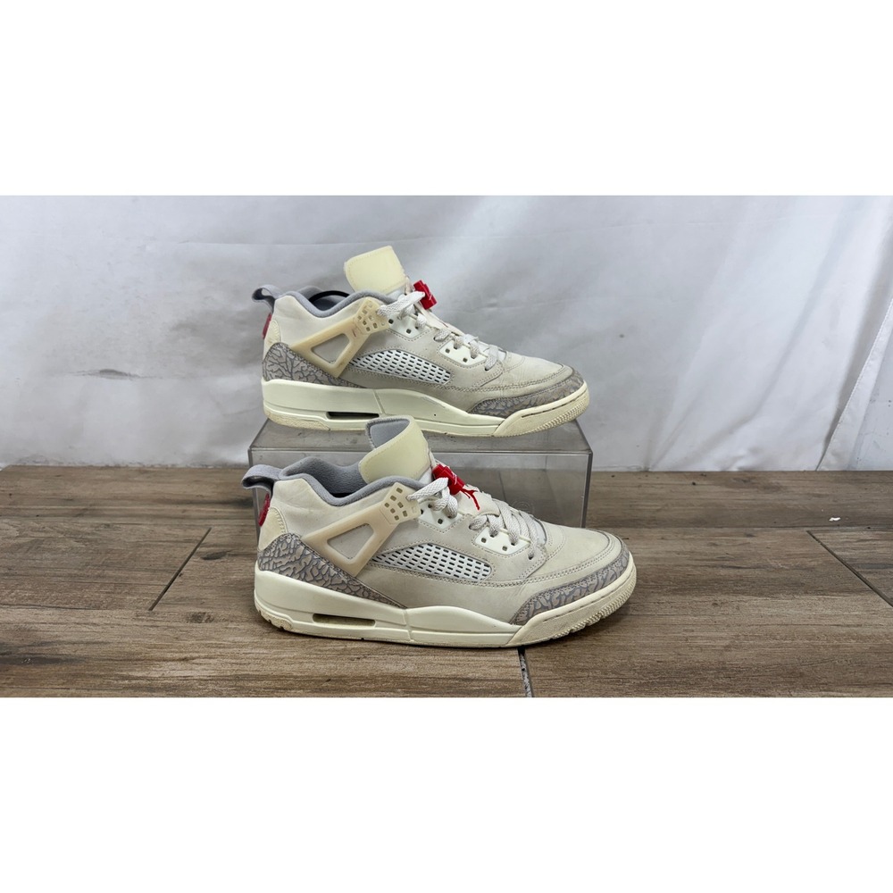 Jordan Spizike Low Sail Coconut Milk University Red FQ1759-100 Mens 10
